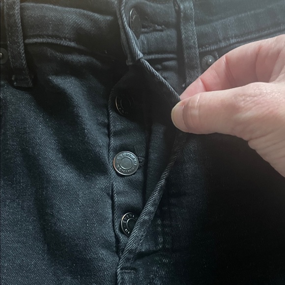 Everlane Button Fly Black Cigarette Jeans Size 29 with perfect stretch - Picture 8 of 13